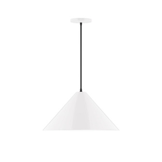 Pinnacle One Light Pendant in White (518|PEB423G1544C04)