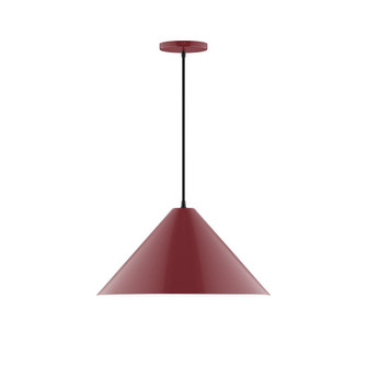 Axis One Light Pendant in Barn Red (518|PEB42355C25)