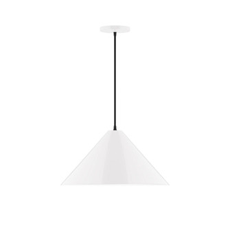 Pinnacle One Light Pendant in White (518|PEB42344)