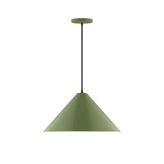 Pinnacle One Light Pendant in Fern Green (518|PEB42322C24)