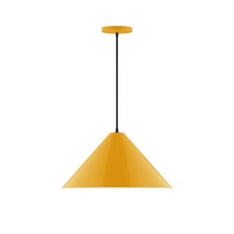 Pinnacle One Light Pendant in Bright Yellow (518|PEB42321C21)