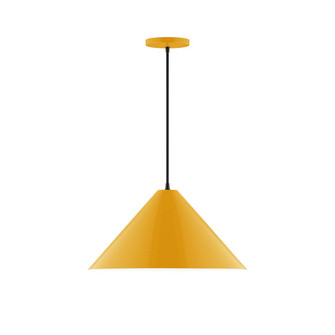 Pinnacle One Light Pendant in Bright Yellow (518|PEB42321)