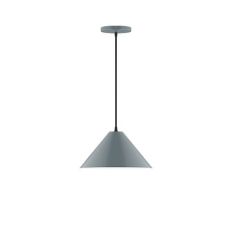 Pinnacle One Light Pendant in Slate Gray (518|PEB422G1540C16)