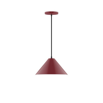Pinnacle One Light Pendant in Barn Red (518|PEB42255)