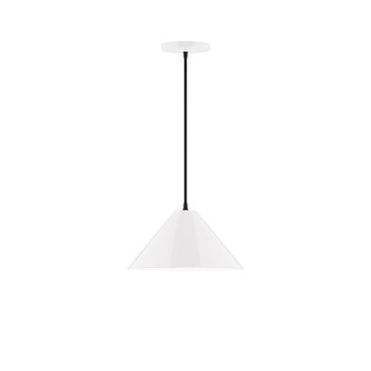 Pinnacle One Light Pendant in White (518|PEB42244C02)