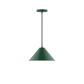 Pinnacle One Light Pendant in Forest Green (518|PEB42242)