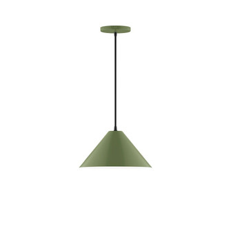 Pinnacle One Light Pendant in Fern Green (518|PEB42222C22)