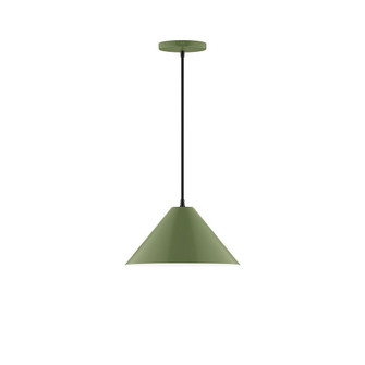 Pinnacle One Light Pendant in Fern Green (518|PEB42222)