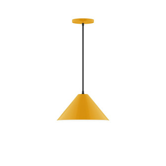 Pinnacle One Light Pendant in Bright Yellow (518|PEB42221)