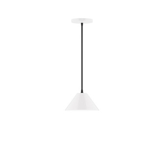 Axis One Light Pendant in White (518|PEB42144)