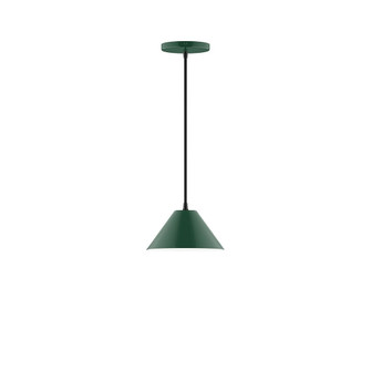 Pinnacle One Light Pendant in Forest Green (518|PEB42142C27)