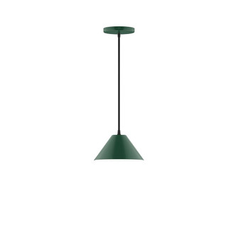 Pinnacle One Light Pendant in Forest Green (518|PEB42142)