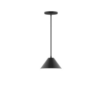Pinnacle One Light Pendant in Black (518|PEB42141)