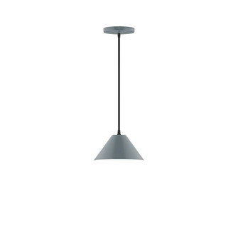 Pinnacle One Light Pendant in Slate Gray (518|PEB42140C22)