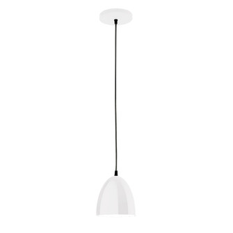 J-Series One Light Pendant in White (518|PEB41744C12)