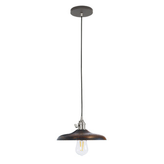 Uno One Light Pendant in Architectural Bronze with Brushed Nickel (518|PEB4105196C20)