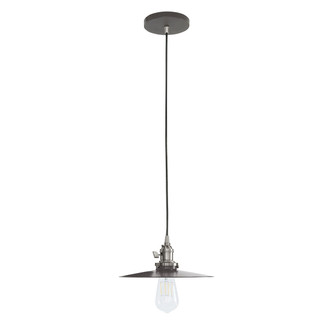 Uno One Light Pendant in Architectural Bronze with Brushed Nickel (518|PEB4035196C12)