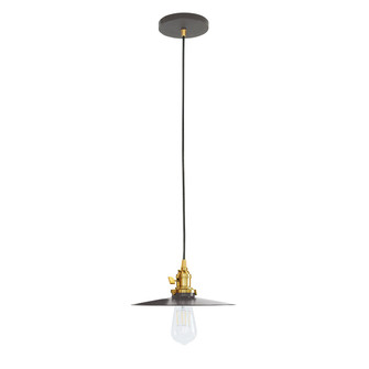 Uno One Light Pendant in Architectural Bronze with Brushed Brass (518|PEB4035191C01)