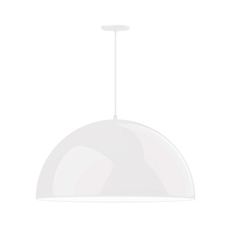 XL Choices One Light Pendant in White w/White Interior (518|PEB2304444C21)