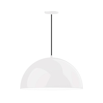 XL Choices One Light Pendant in White w/White Interior (518|PEB2294444C22)