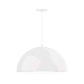 XL Choices One Light Pendant in White w/White Interior (518|PEB2294444C21)