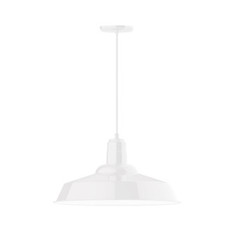 Warehouse One Light Pendant in Barn Red (518|PEB18655G05)