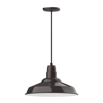 Warehouse One Light Pendant in Architectural Bronze (518|PEB18451C22G05)