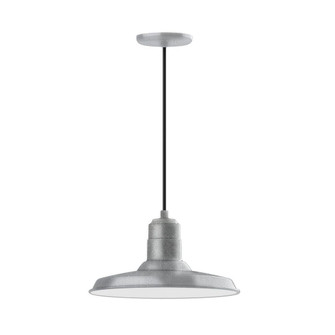 Warehouse One Light Pendant in Painted Galvanized (518|PEB18349C24W14)
