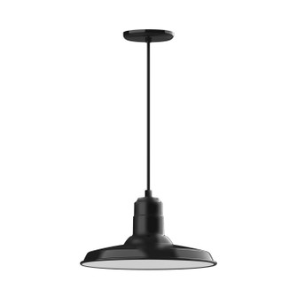Warehouse One Light Pendant in Black (518|PEB18341)