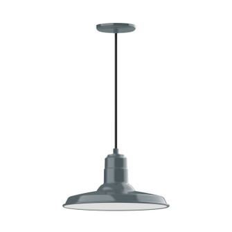 Warehouse One Light Pendant in Slate Gray (518|PEB18340)
