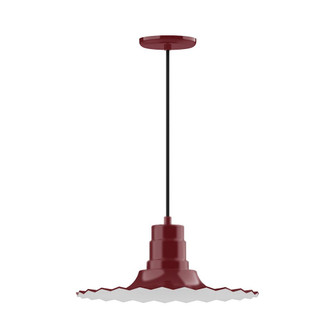 Radial One Light Pendant in Barn Red (518|PEB15955C04)