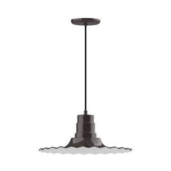 Radial One Light Pendant in Architectural Bronze (518|PEB15951C04G05)