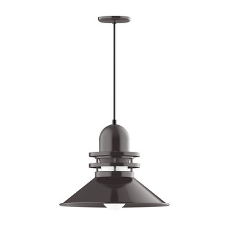 Atomic One Light Pendant in Architectural Bronze (518|PEB15151)