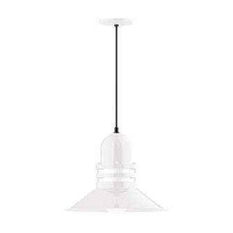 Atomic One Light Pendant in White (518|PEB15044)