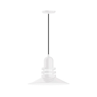 Atomic One Light Pendant in White (518|PEB14944C22)