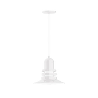 Atomic One Light Pendant in White (518|PEB14844C21)