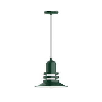 Atomic One Light Pendant in Forest Green (518|PEB14842)