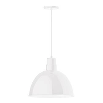 Deep Bowl One Light Pendant in Forest Green (518|PEB11742W16)
