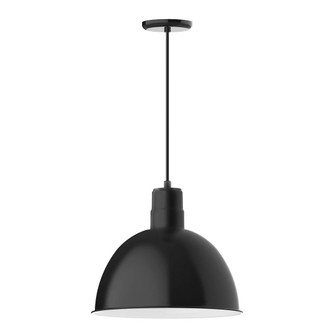 Deep Bowl One Light Pendant in Black (518|PEB11741C02)