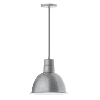 Deep Bowl One Light Pendant in Painted Galvanized (518|PEB11649C04G05)