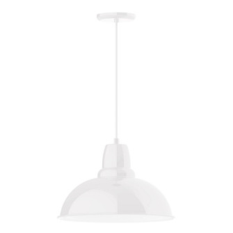 Cafe One Light Pendant in White (518|PEB10844C21)