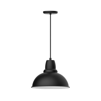 Cafe One Light Pendant in Black (518|PEB10741C22W14)