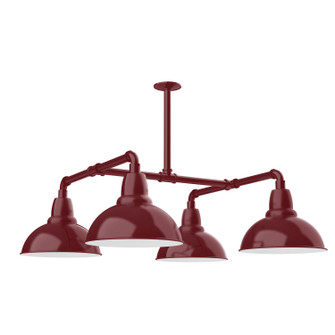 Cafe Four Light Pendant in Architectural Bronze (518|MSP10651T24W12)