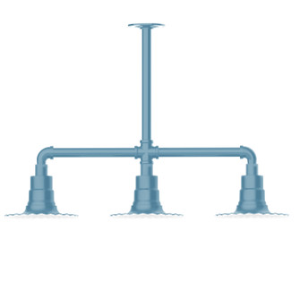 Radial Three Light Pendant in Light Blue (518|MSK15754T36)