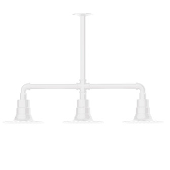 Radial Three Light Pendant in White (518|MSK15744)