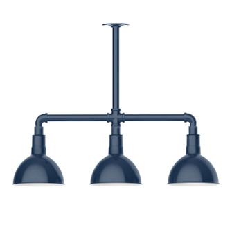 Deep Bowl Three Light Pendant in Navy (518|MSK11450T30)