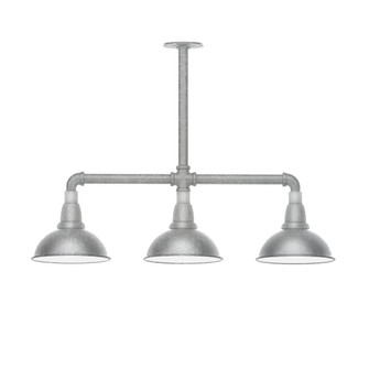 Cafe Three Light Pendant in Painted Galvanized (518|MSK10549G05)