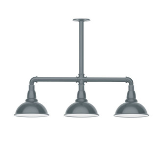 Cafe Three Light Pendant in Slate Gray (518|MSK10540T36G05)