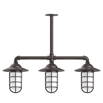 Vaportite Three Light Pendant in Architectural Bronze (518|MSK05251T24)