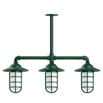 Vaportite Three Light Pendant in Forest Green (518|MSK05242T48)